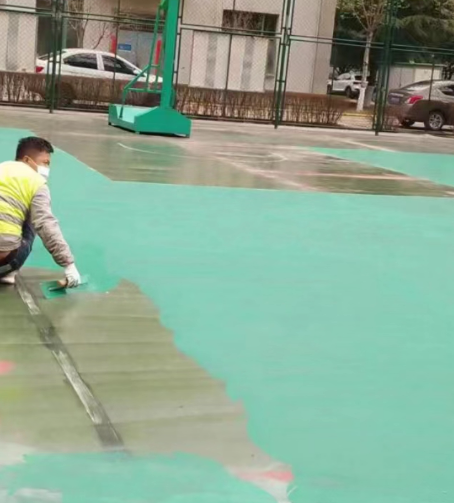 神农架球场地面翻新